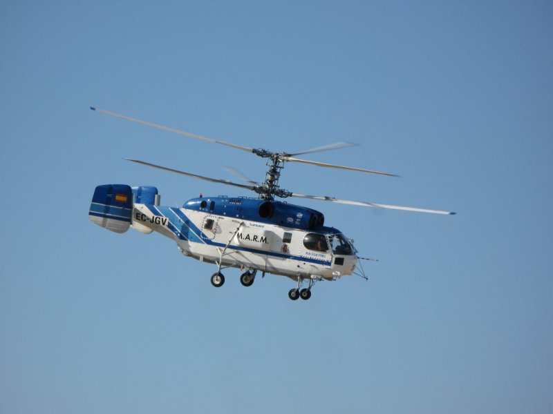 Helicóptero Kamov.