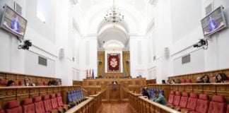 Pleno de las Cortes de Castilla-La Mancha.