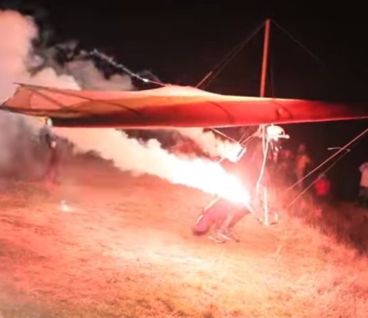 La cabalgata aérea de los Reyes Magos no se pudo celebrar el 5 de enero de 2021.