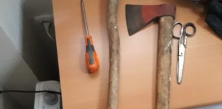 Detenido por intentar agredir a su madre con un hacha y lesionar a varios policías