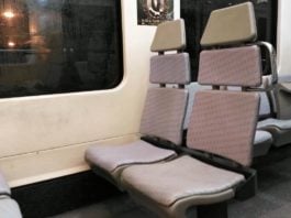 Interior de un vagón de Cercanías. (Foto: La Crónic@)