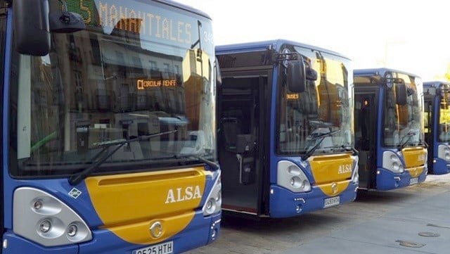 Autobuses urbanos de Guadalajara. (Foto: La Crónic@)