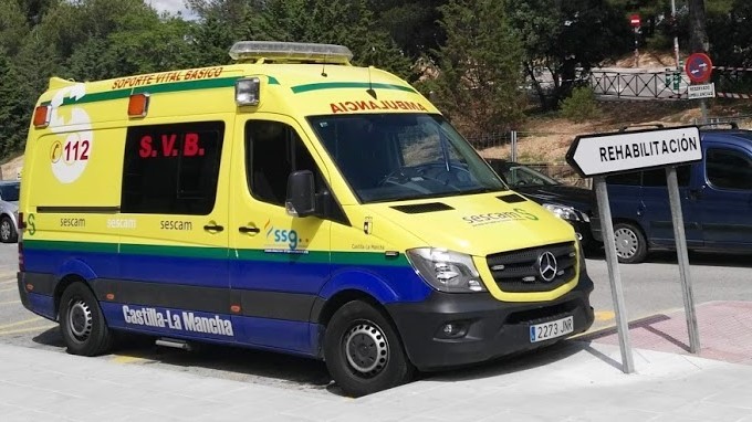 Ambulancia del SESCAM.