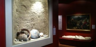 Una de las salas del Museo Provincial de Guadalajara.