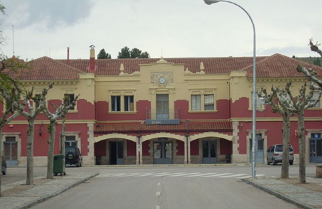 Estación del ferrocarril en Sigüenza.