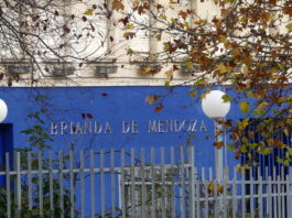 Entrada del "Brianda de Mendoza", en Guadalajara.