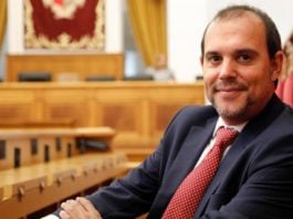 Pablo Bellido, presidente de las Cortes de Castilla-La Mancha.