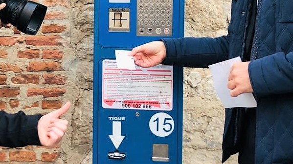 No hay forma de pagar la zona azul en Guadalajara en la mañana del 28 de abril de 2021.