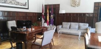 Este es el despacho que está en disputa el 28 de mayo de 2023 en el Ayuntamiento de Guadalajara. (Foto: La Crónic@)