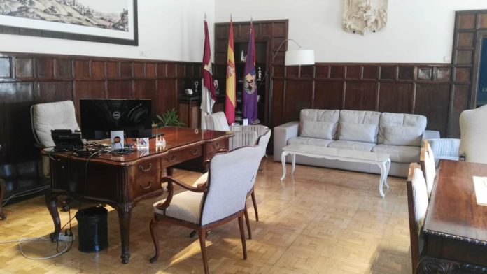 Este es el despacho que está en disputa el 28 de mayo de 2023 en el Ayuntamiento de Guadalajara. (Foto: La Crónic@)