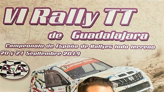 Cartel de la última edición del Rally TT de Guadalajara, en 2019.