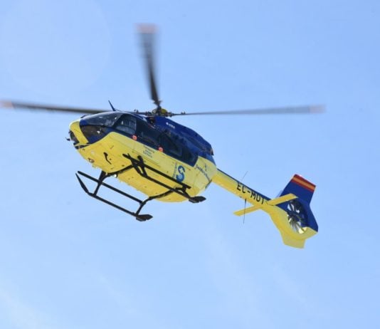 Helicóptero de asistencia del SESCAM.