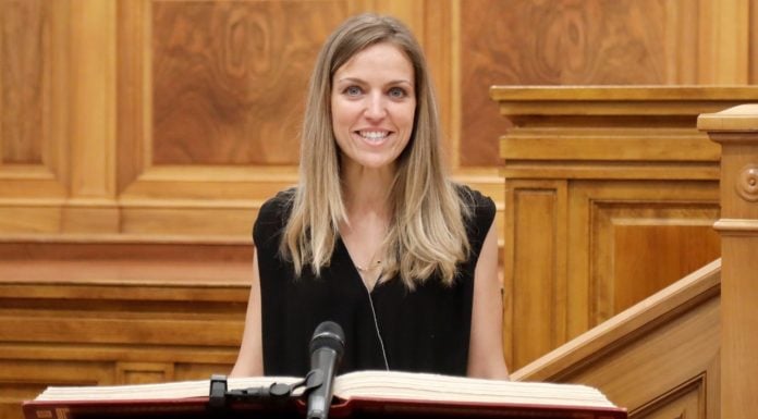 María Jesús Merino, en su etapa como diputada regional.