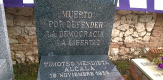 La recuperación de los restos de Timoteo Mendieta, fusilado en Guadalajara, se convirtió en todo un símbolo.