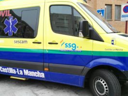 Ambulancia de SSG en Guadalajara. (Foto: La Crónic@)