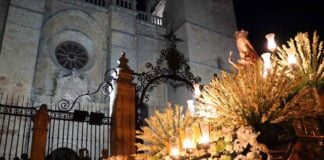 Procesión de los faroles, en Sigüenza.