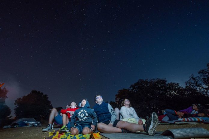 Atentos a las lluvias de estrellas, en una imagen de archivo.