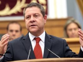 García-Page, en su anterior discurso de investidura.