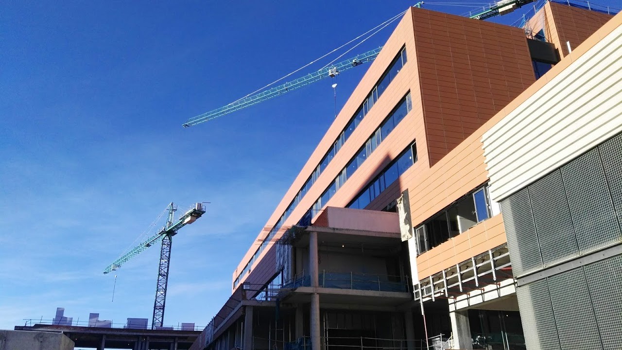 Ampliación del Hospital de Guadalajara, aún en obras. (Foto: La Crónic@)