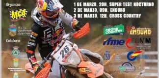 Cartel de un anterior Campeonato de España de Enduro en Guadalajara.