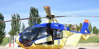 Un herido ha sido trasladado a Madrid en un helicóptero del SESCAM.