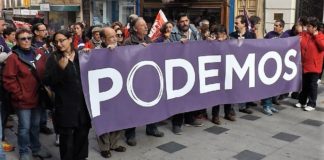 Manifestación de Podemos en Guadalajara, en una imagen de archivo.