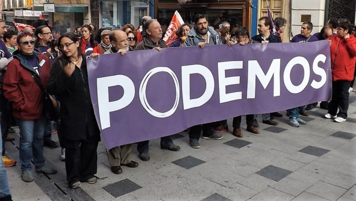 Manifestación de Podemos en Guadalajara, en una imagen de archivo.