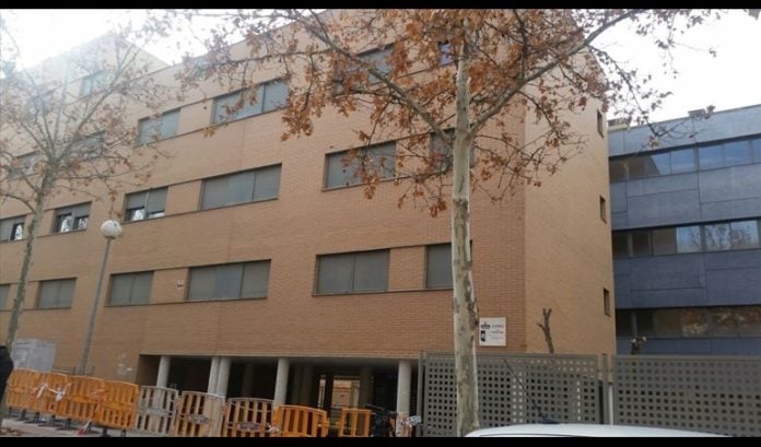 Bloque desalojado en la calle Laguna de la Colmada.