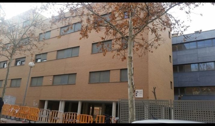 Bloque desalojado en la calle Laguna de la Colmada.