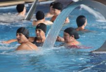Beneficiarias del programa de Termalismo Social, en un balneario.