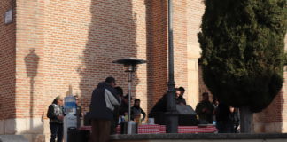 Rodaje en Cabanillas de la próxima película de Santiago Segura.