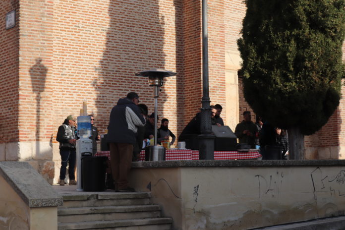 Rodaje en Cabanillas de la próxima película de Santiago Segura.