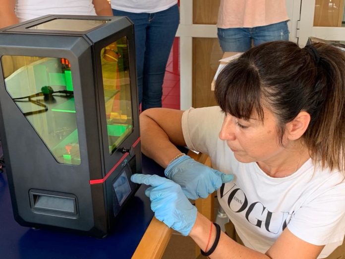 Impresora 3D en la Biblioteca de Cabanillas.