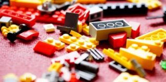 Piezas de Lego, el popular juego.