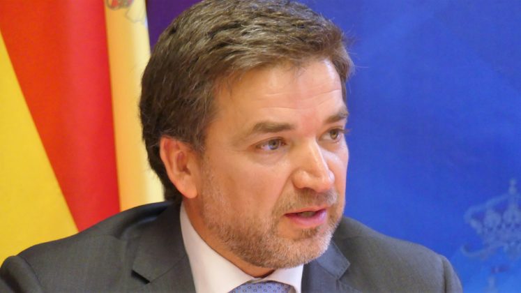 Rafael Pérez Borda, en rueda de prensa. (Foto La Crónic@)