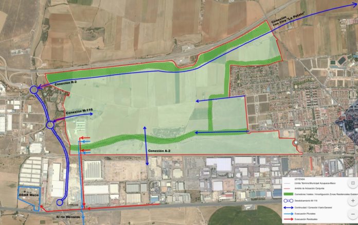 Proyecto ALMA, entre Azuqueca de Henares y Meco.