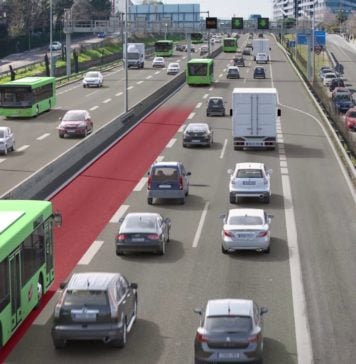 autobuses como los de ALSA serán los grandes ganadores con el carril Bus-VAO en la A-2 durante las horas punta de circulación.