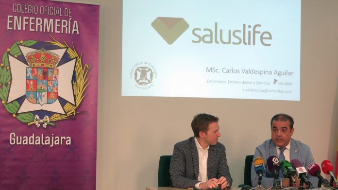 Presentación de la plataforma Saluslife en el Colegio de Enfermería de Guadalajara.