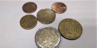 Dante y el coronavirus, en una misma moneda de dos euros. (Foto: La Crónic@)