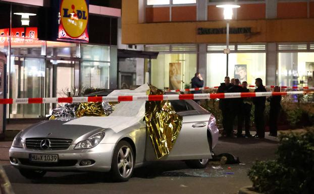 Uno de los lugares donde se han producido tiroteos en la ciudad alemana de Hanau.