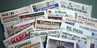 Periódicos españoles y europeos.