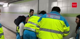 Accidente en los Cercanías de Madrid.