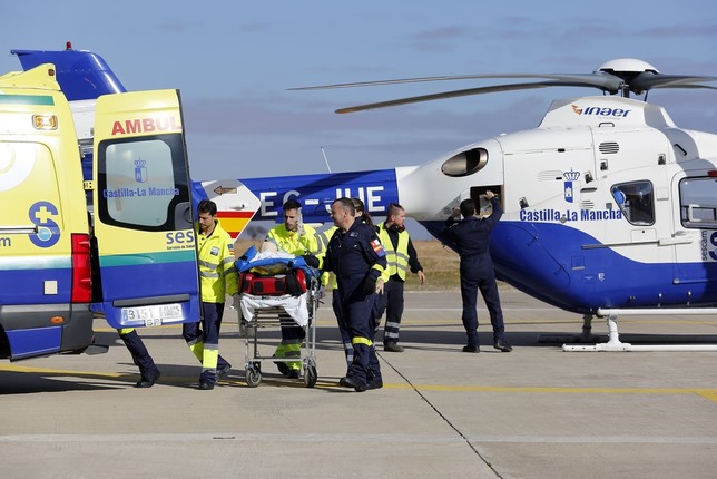 Transporte aéreo sanitario.