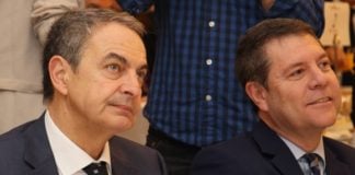 Page se opone a la amnistía desde Sigüenza mientras que Zapatero la defiende Rodríguez Zapatero y García-Page escuchan a Pedro J. Ramírez en el Palace madrileño.