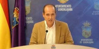 Alberto Rojo, durante su alocución.