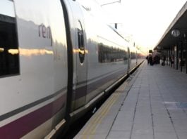 Estación de Guadalajara-Yebes, en la línea del AVE Madrid-Barcelona.