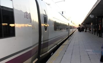 Estación de Guadalajara-Yebes, en la línea del AVE Madrid-Barcelona.
