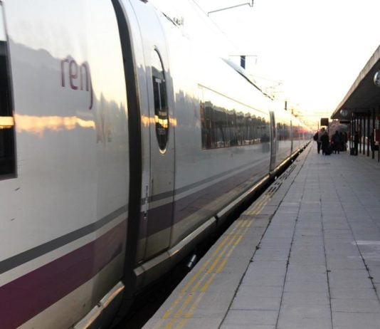 Estación de Guadalajara-Yebes, en la línea del AVE Madrid-Barcelona.