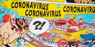 Coronavirus en Astérix en Italia.