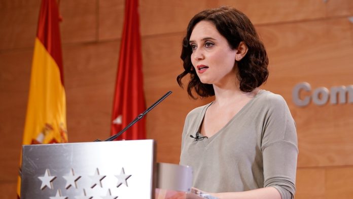 La presidenta de Madrid, Díaz Ayuso.